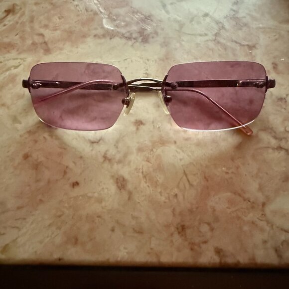 EMPORIO ARMANI Rose-Tinted Sunglasses - Picture 1 of 2